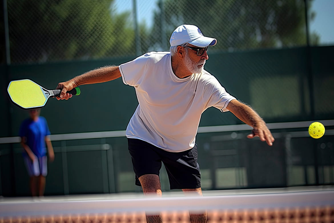 Lợi ích và hạn chế chơi pickleball cho người lớn tuổi